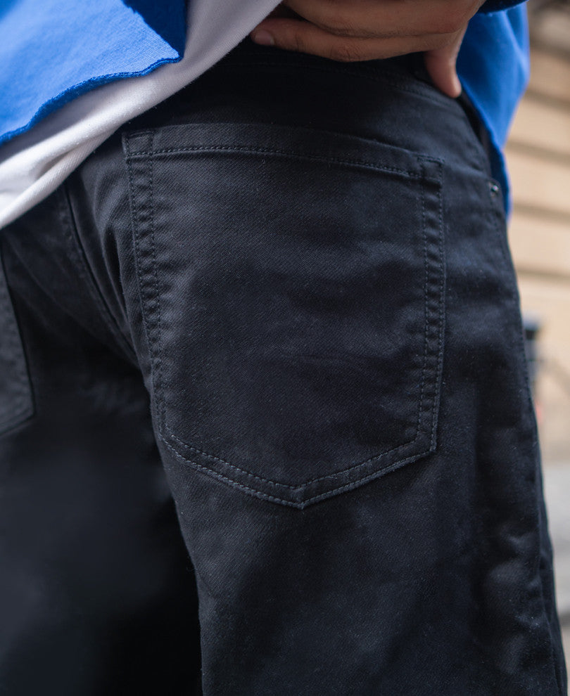 Black Basic Regular Fit Denim Jeans