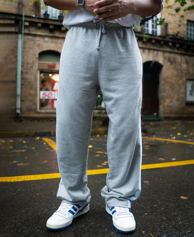 Grey Baggy Fit Sporty Casual Track Pant