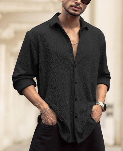 Black Full Sleeves Shirt