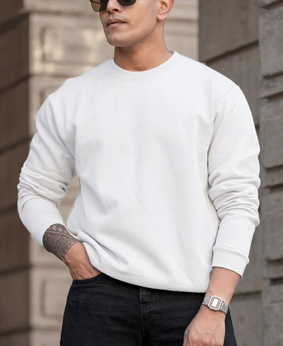 White Plain Regular Fit T-Shirt