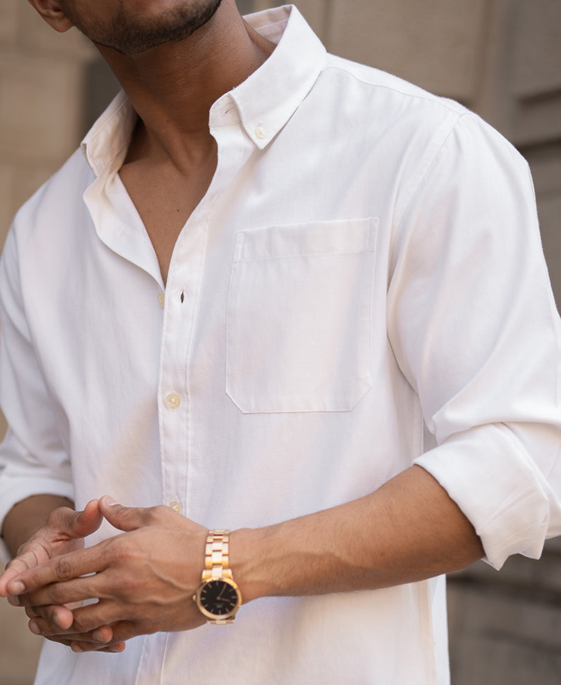 White Oxford Shirt