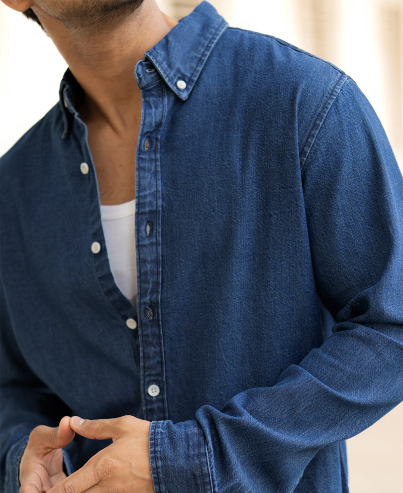 Blue Denim Shirt