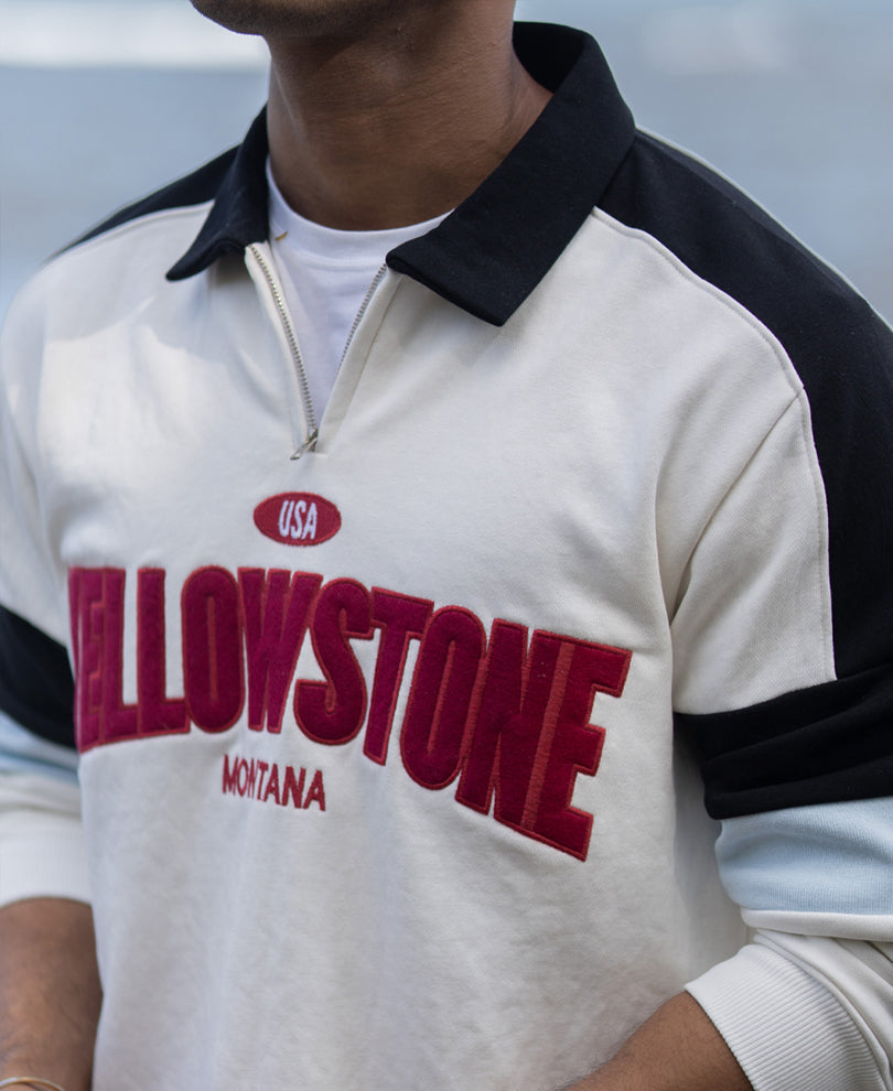 Off-White Embroidered Sweatshirt