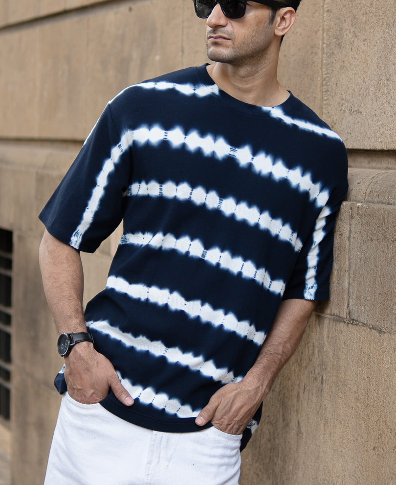 Navy Tie Dye T-Shirt.