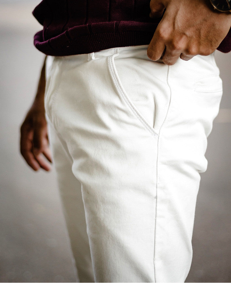 White Basic Denim Jeans