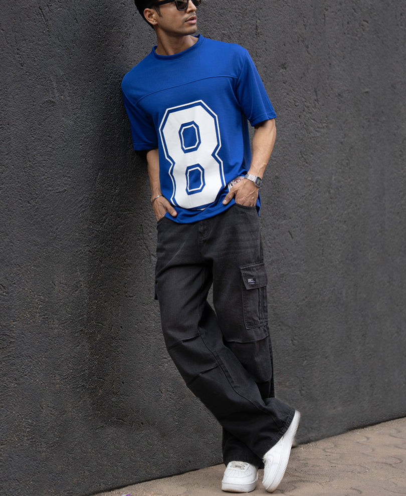 Royal Printed Jersey T-Shirt.