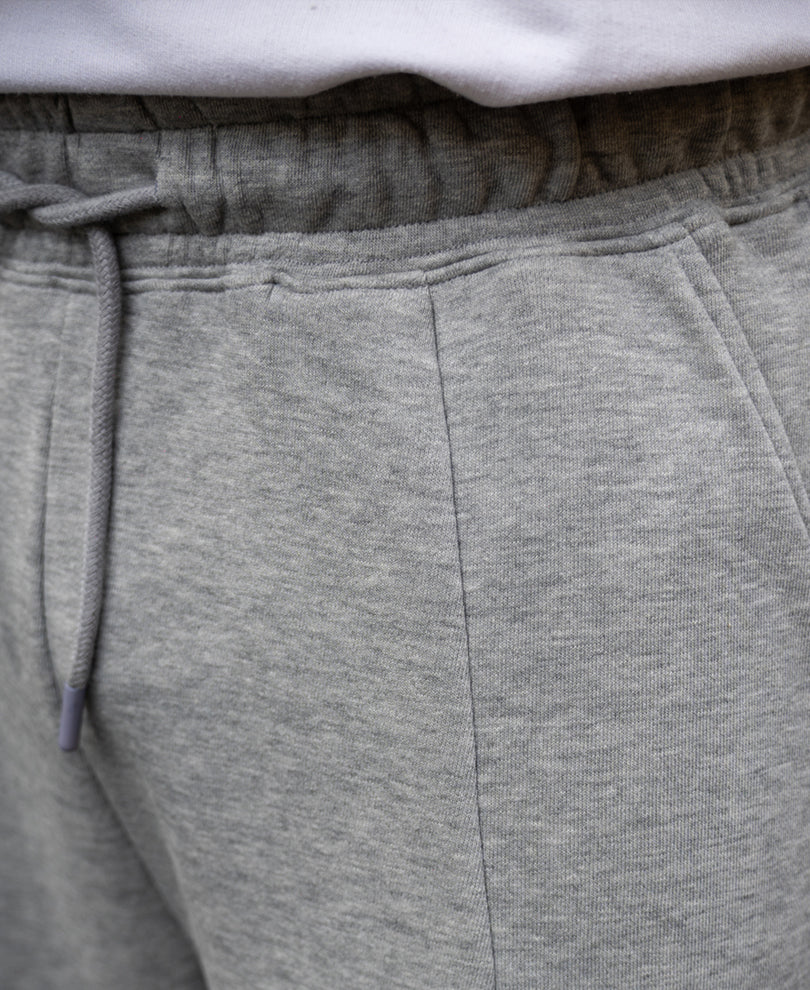 Grey Melange Baggy Trackpant