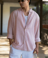 Onion Linen Blend Structured Shirt