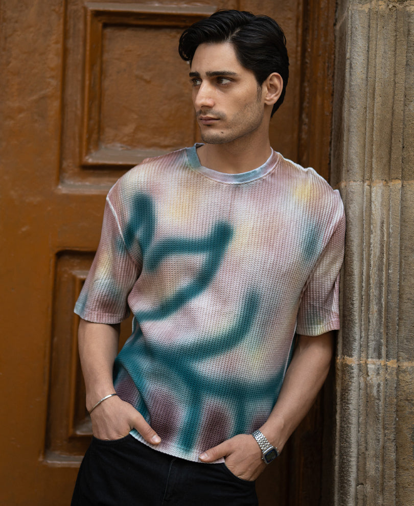 Spray Print Graffiti T-Shirt