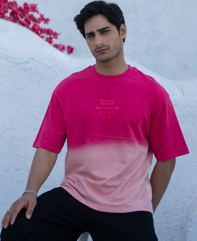 Pink Ombre Graphic T-Shirt