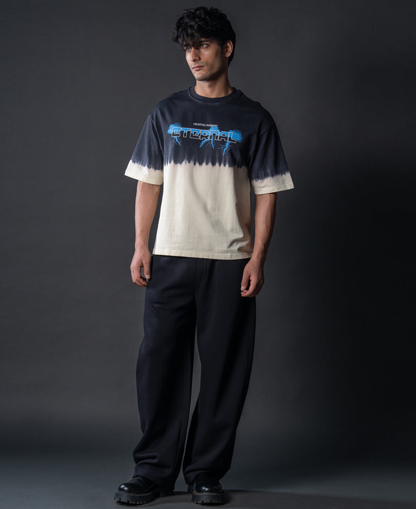 Black Bleached Graphic T-Shirt