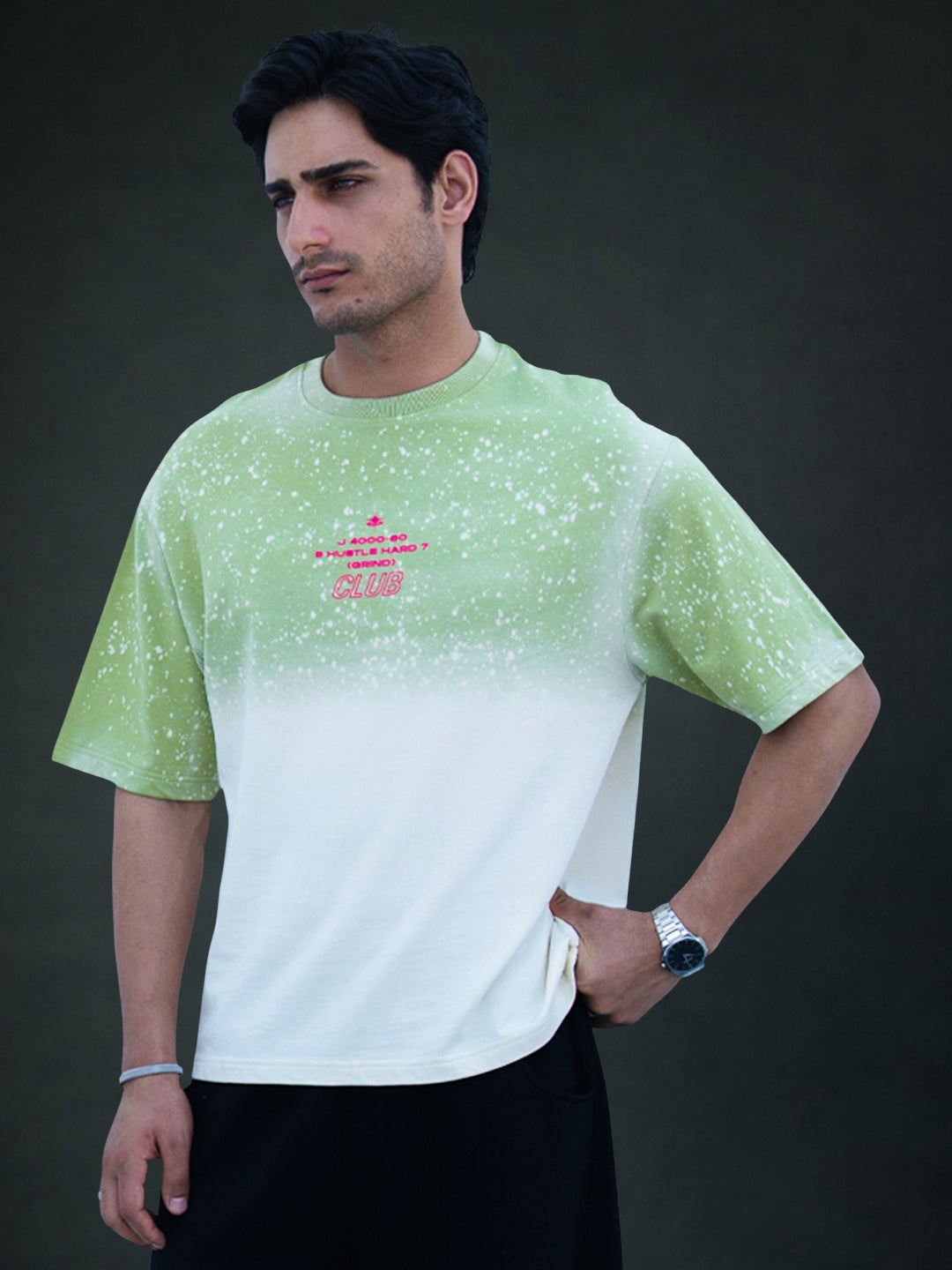 Green Ombre Graphic T-Shirt.
