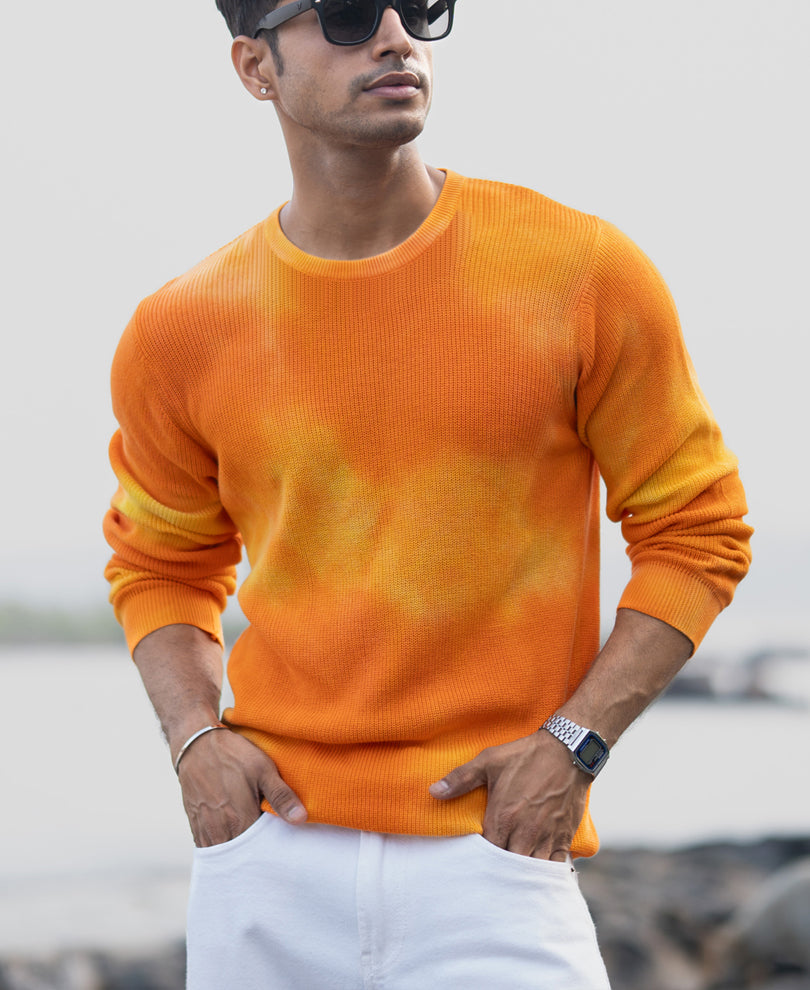 Orange Tie Dye T-Shirt