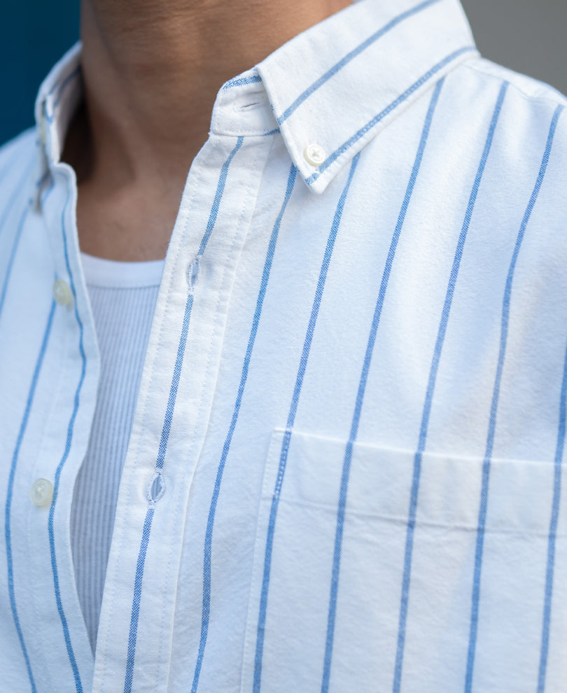 White Oxford Stripe Shirt