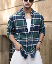 Green Checks Buttondown Shirt