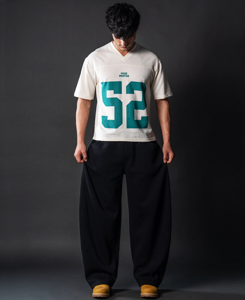 Cream Cotton Jersey T-Shirt