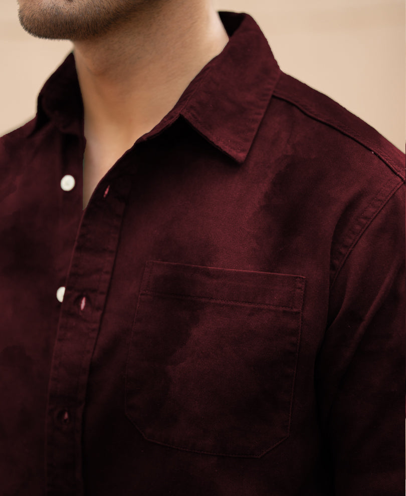 Wine Sprayed Shirt