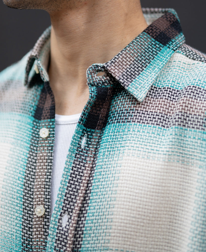 Multi Colour Structured Checks Shirt