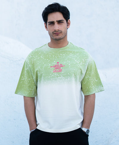 Green Ombre Graphic T-Shirt