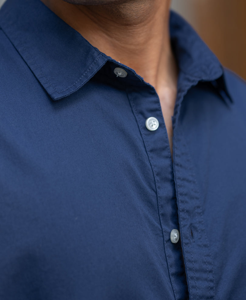 Blue Washed Shirt.