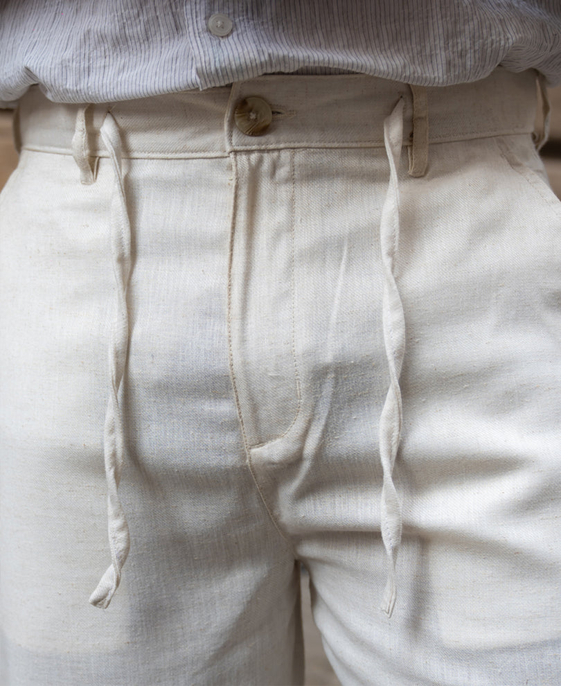 Natural Linen Trousers