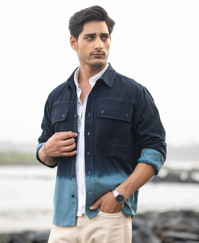 Dark Sky Structured Cargo Overshirt