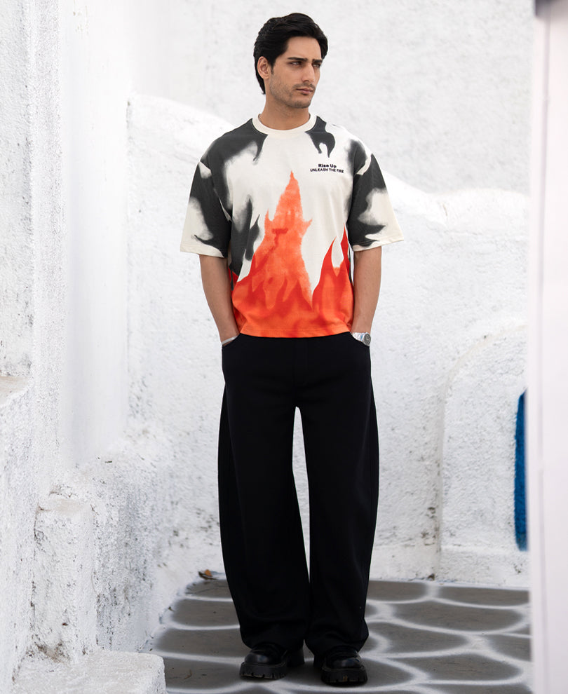 Multicolour Boxy Fit T-Shirt