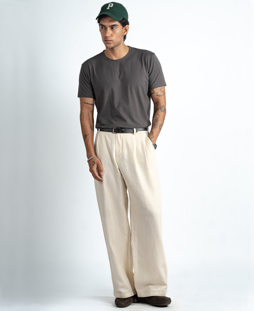Grey Regular Fit Lightweight T-Shirt
