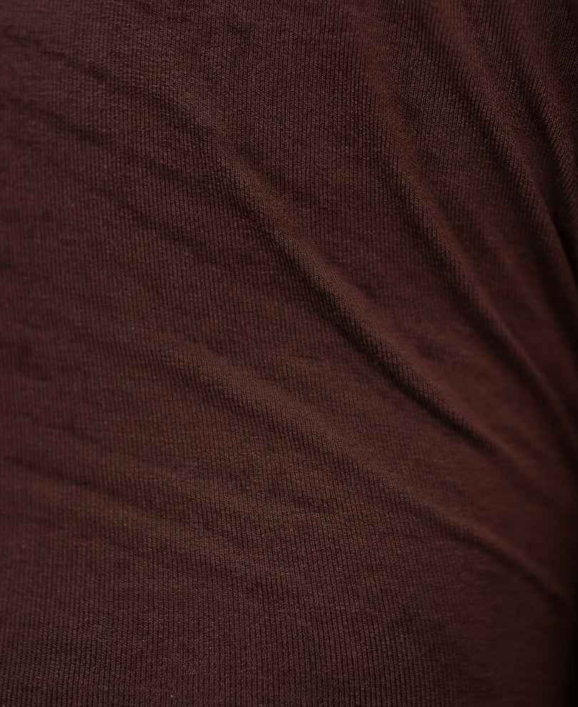 Brown Regular Fit Stretch T-Shirt