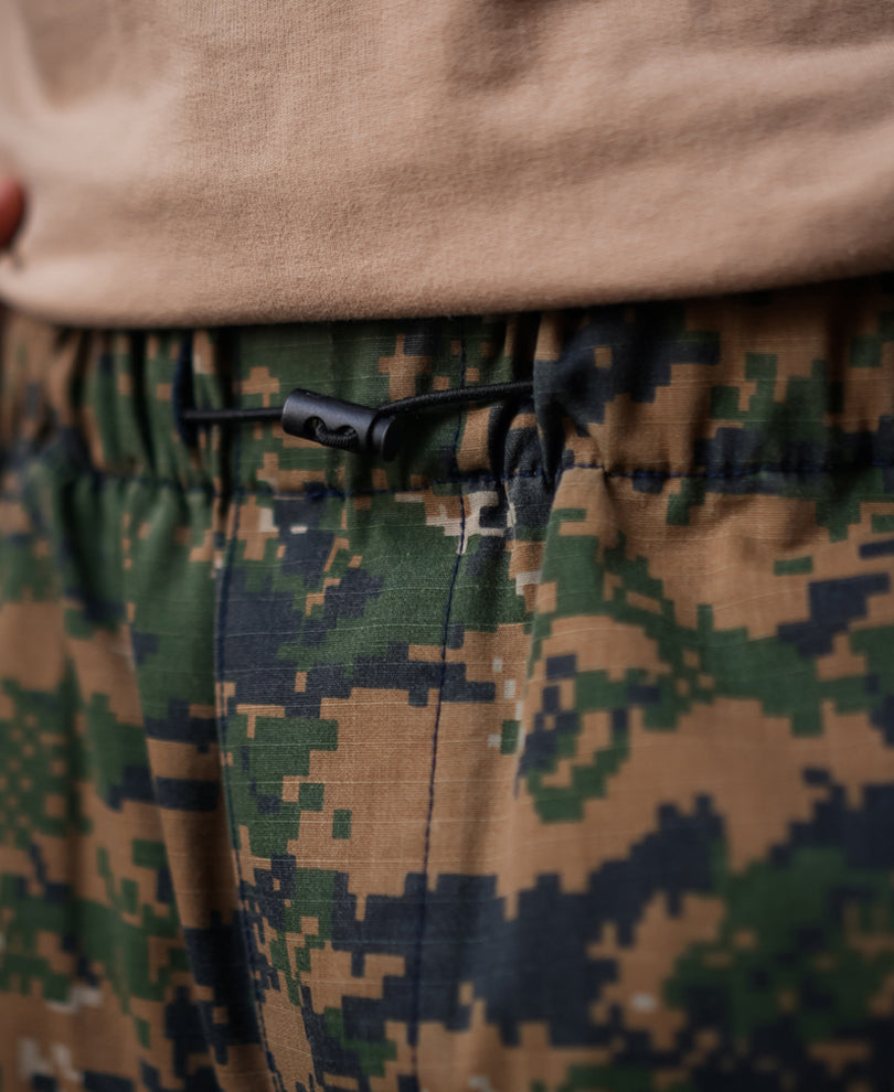 Camouflage Parachute Pant Army Green