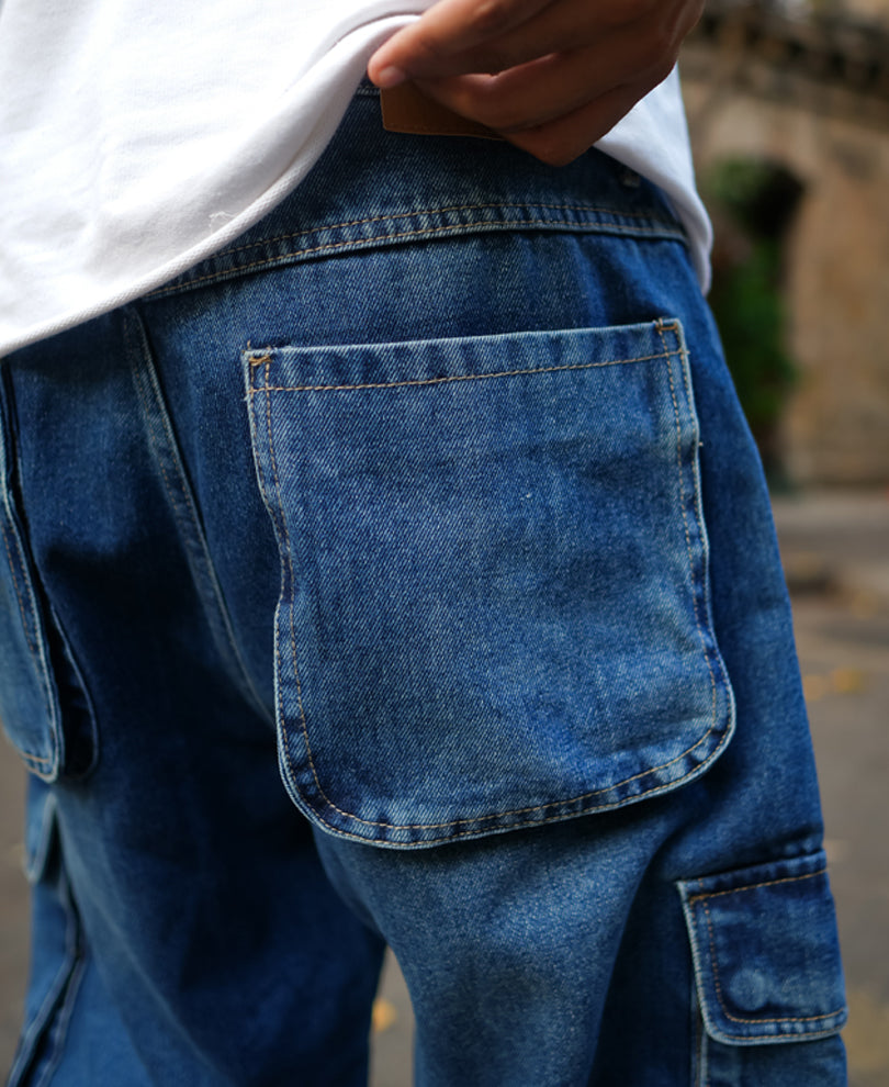 Blue Denim Baggy Fit Jeans