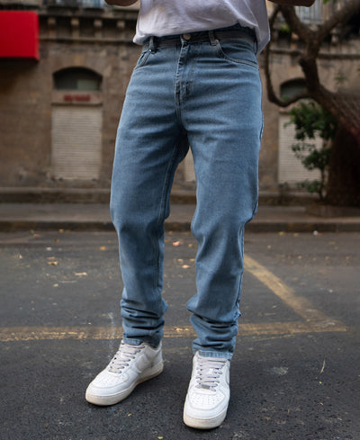 Blue Denim Regular Fit Jeans