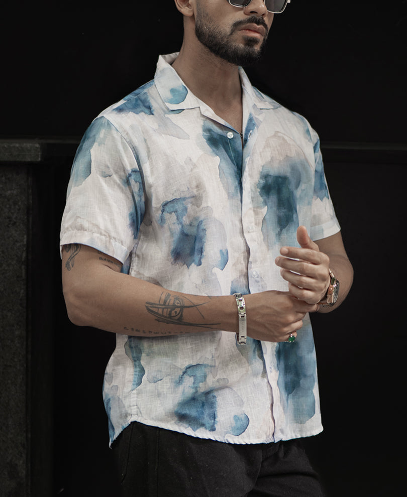 Multi Colour Regular Fit Half Sleeves Shirt