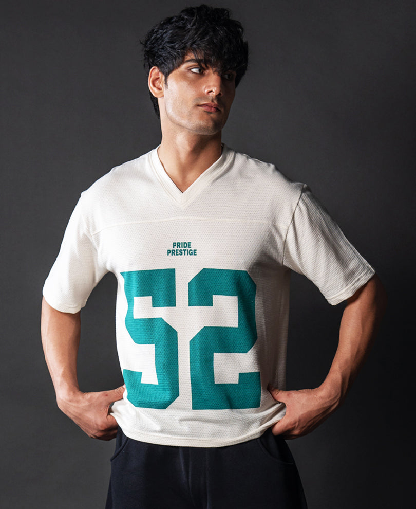 Cream Cotton Jersey T-Shirt