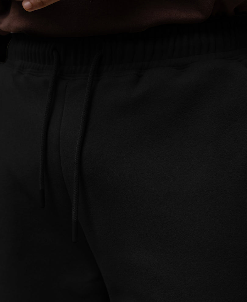 Black Baggy Knit Sweatpant