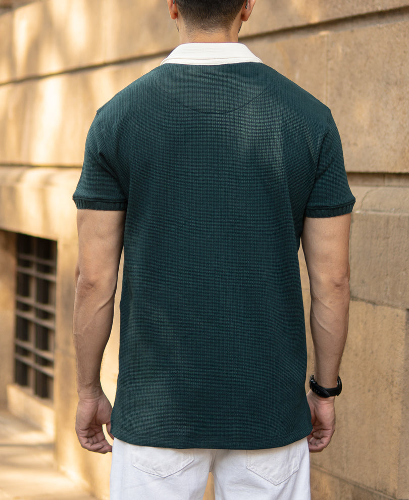 Pine Embroidered Polo T-Shirt