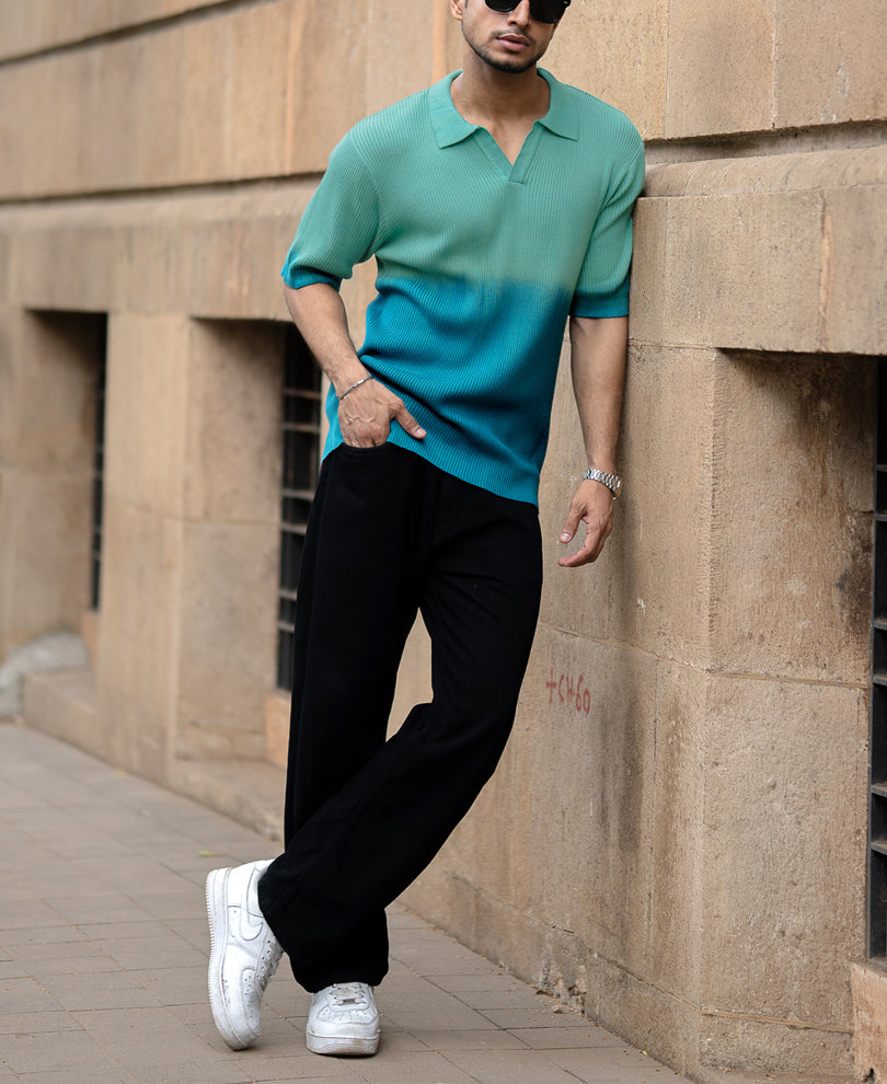 Aqua Blue Ombre T-Shirt