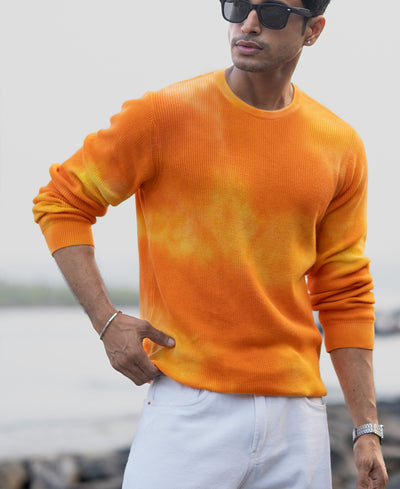 Orange Tie Dye T-Shirt