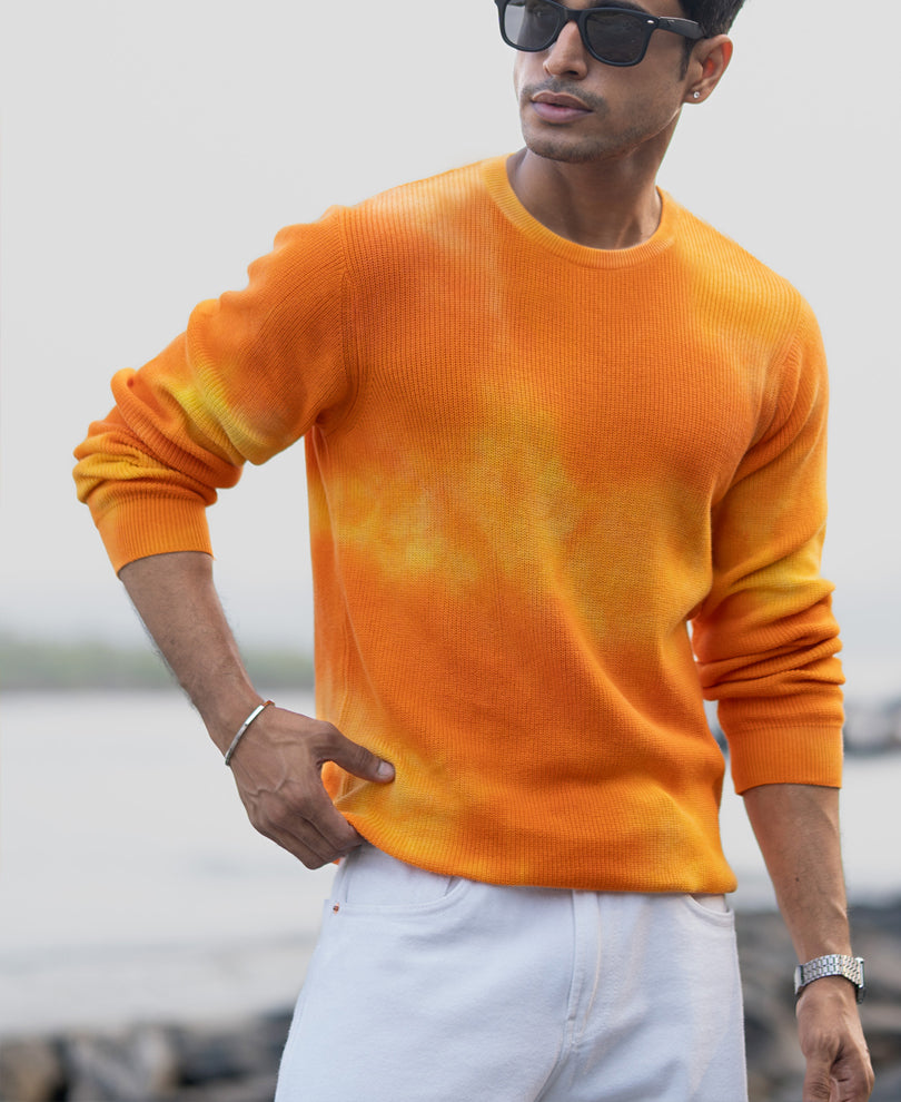 Orange Tie Dye T-Shirt