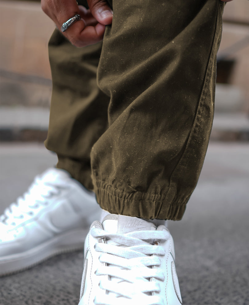Brown Regular Fit Cargo Pant