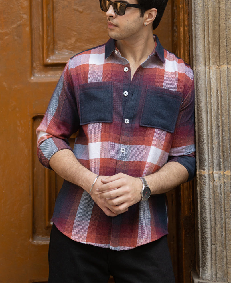 Multicolour Macro Checks Shirt