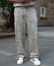 Neutral Printed Baggy Fit Trackpant