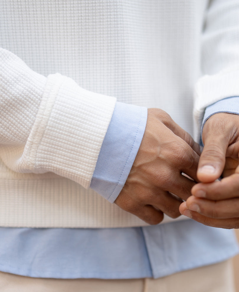 Offwhite Contrast Polo T-Shirt