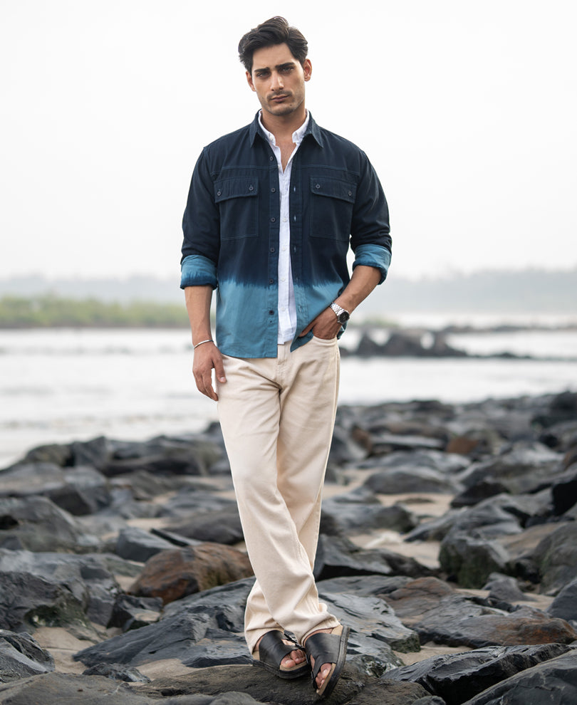 Dark Sky Structured Cargo Overshirt