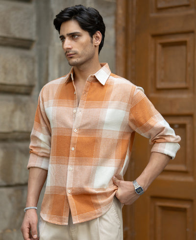 Rust Checks Shirt