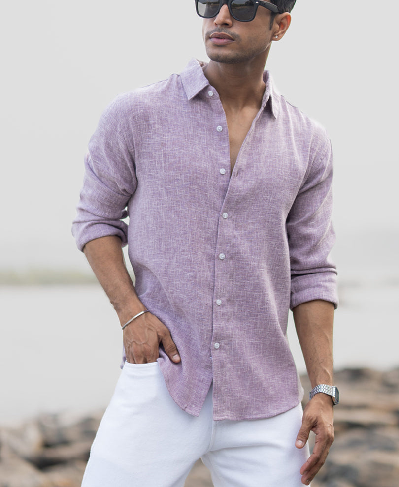 Lilac Structured Shirt
