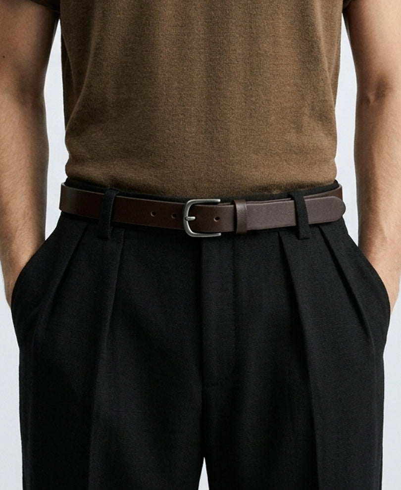 Brown Dress Belt