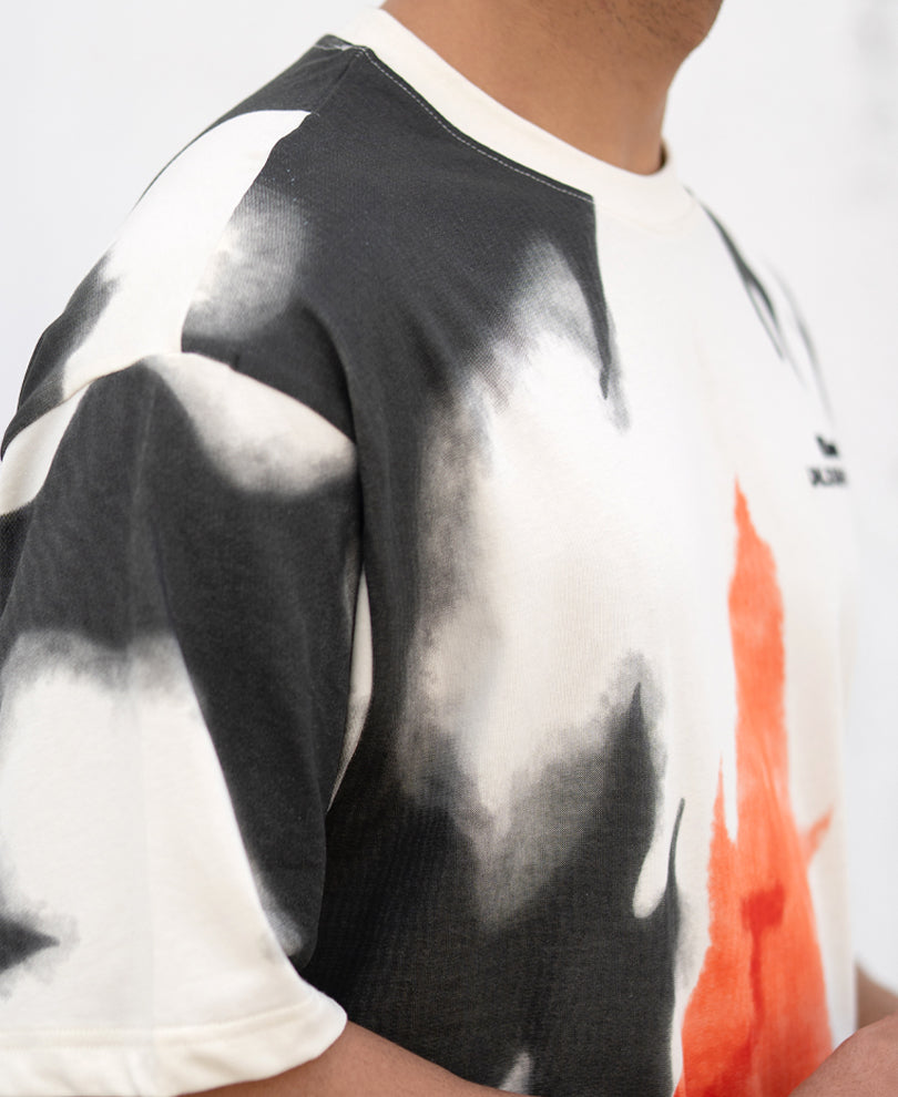 Multicolour Boxy Fit T-Shirt