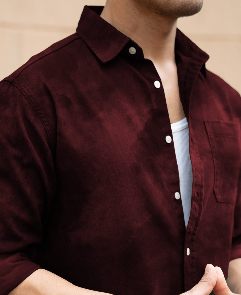 Wine Sprayed Shirt