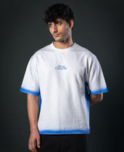 White Sprayed Oversize T-Shirt